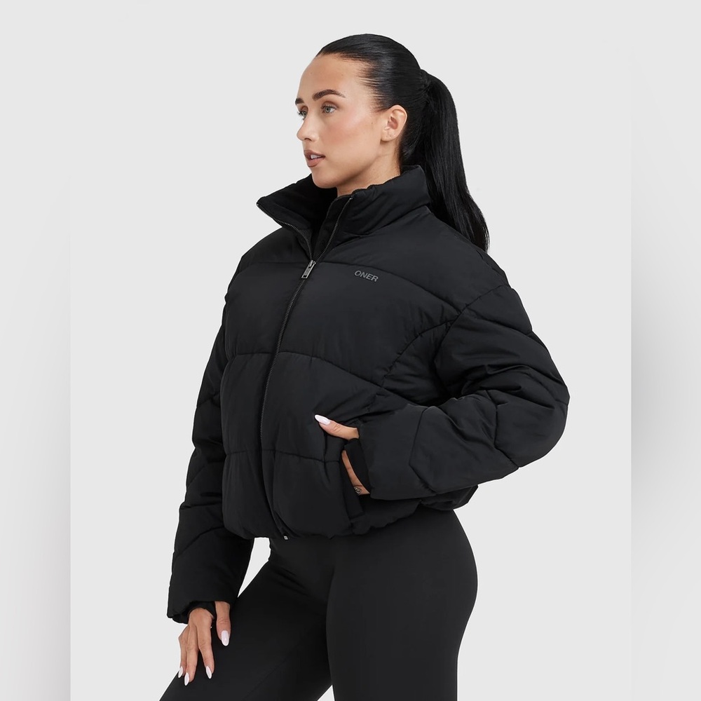 Oner Active Black Jacket PUFFER JACKET SIZE M